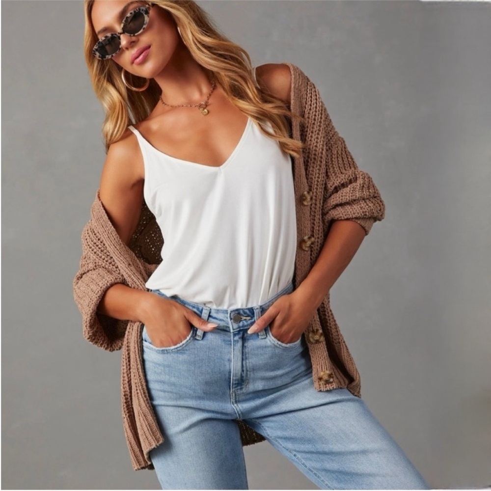 Vici Dusty Mauve Satin Cami Top